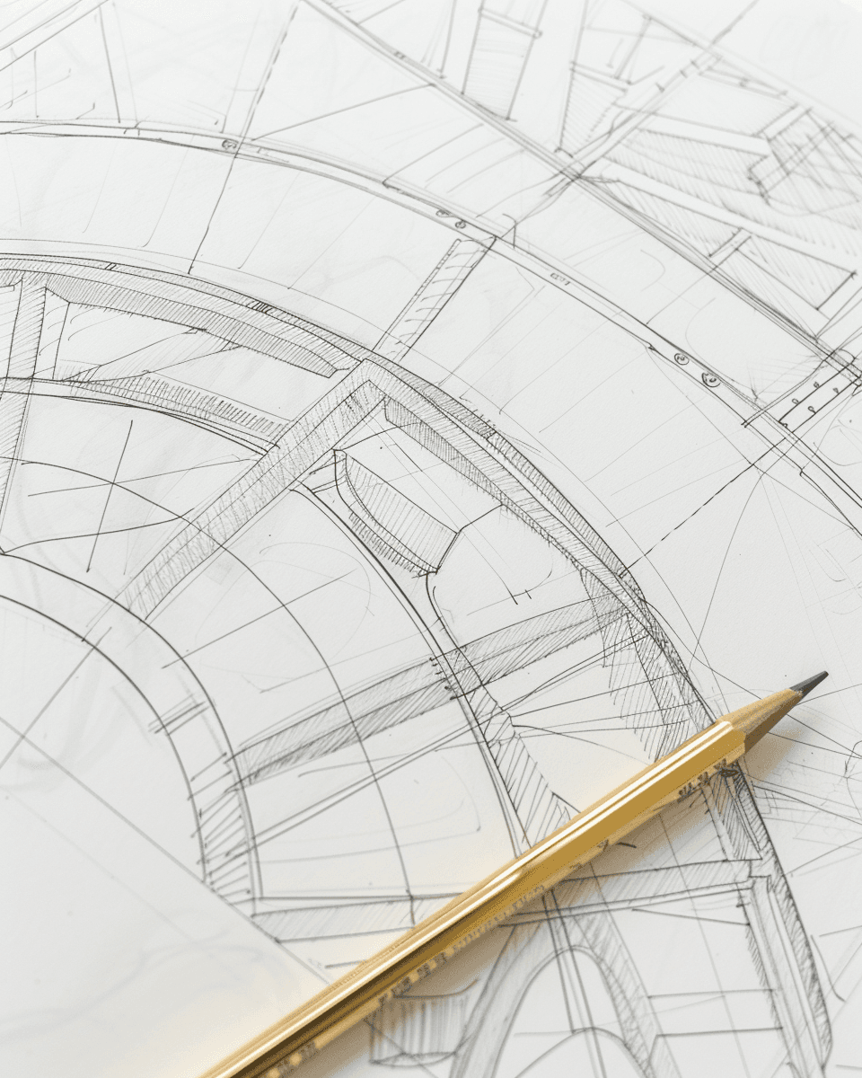 A blueprint representing the perfect plan that never comes together