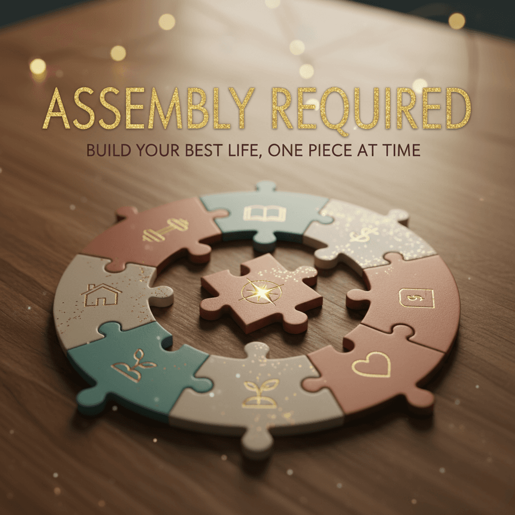 Assembly Required - Puzzle pieces representing building your best life
